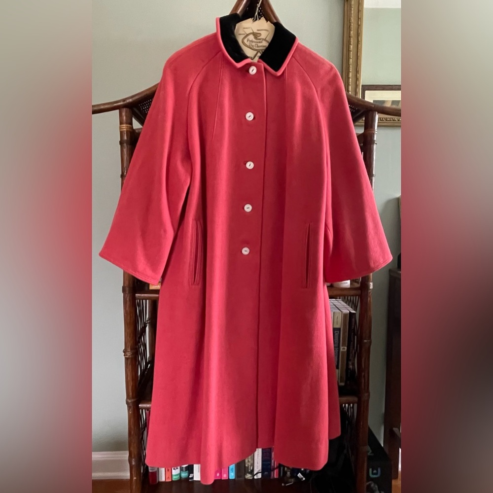 Vintage 1950s/1960s Lord & Taylor Fifth Avenue Pink Tweed Coat